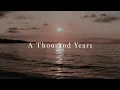 Download Lagu A Thousand Years - James Arthur [Speed up+Reverb]