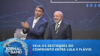 Reveja momentos importantes do debate Flávio x Lula na Band | Jornal da Band
