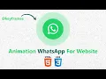 Download Lagu How To Create HTML CSS Animation Blink WhatsApp Icons | Web Full Stacks | Web Design