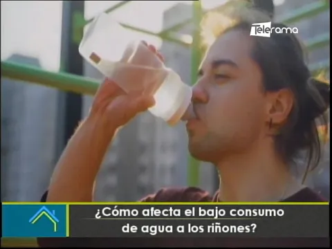 ¿Cómo afecta el bajo consumo de agua a los riñones?