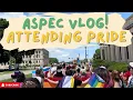 I went to Pride wearing my asexual flag