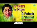 Lagu O Palash O Shimul | Bani Jetha Chiradin Rabe Volume 1 | Lata Mangeshkar | Audio
