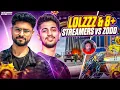 GodL LoLzZz \u0026 8+ STREAMER’s vs Zodd‼️ - 1v4 Against LolzZz Squad😱 ? Ft. Owais | Fastest 1v4 Clutches