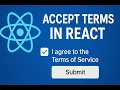 React Terms Conditions Checkbox Enable Submit Button with useState