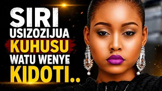 Siri NZITO usiyoijua KUHUSU WATU WENYE VIDOTI 