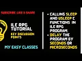 Calling sleep and usleep C functions in ILE RPG program-Delay the program by SECONDS or MICROSECONDS