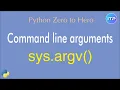Command line arguments - SYS ARGV Python Beginners Tutorial An IT Professional