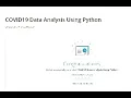 Coursera COVID 19 Data Analysis Using Python Week 1 Quiz Answer