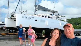 HAUL OUT in GRENADA – Standing Rigging Replaced, Emergency Hatches, Rebedding Windows  (Ep. 42)