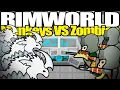 Dr Zaius Raid on the Thumbo Lab Rimworld Monkeys VS Zombies