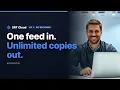 1 SRT Cloud in 90 Seconds One Feed In Unlimited Copies Out