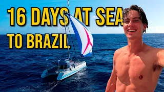 16 DAYS SAILING ACROSS THE ATLANTIC OCEAN