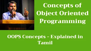 Concepts of Object Oriented Programming OOPS Tamil M Milton Joe