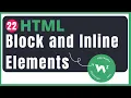 HTML Block and Inline Elements