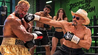 Everyone Laughed at the Old Man… Then He Knocked Out the Giant! | OLD MAN PRANK Alisher Style