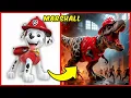 Paw Patrol Characters as Dinosaurs Marshall Rubble Chase Skye Rocky Zuma