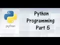 Python Programming Tutorial Part 5 - Comments in Python Programming