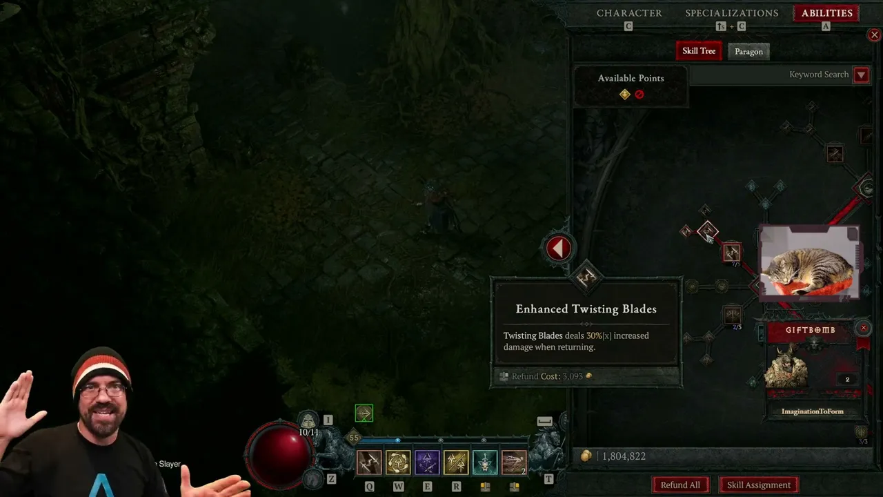 CohhCarnage's Leveling Build (Twisting Blades Shadow Rogue) For Diablo 4