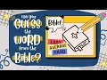 Fun Bible Picture Game
