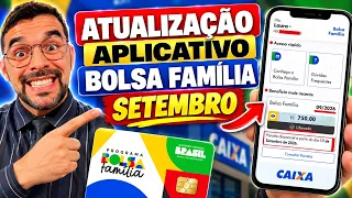 ATUALIZAÇÃO DO APLICATIVO BOLSA FAMÍLIA SETEMBRO! CAIXA LIBEROU TUDO CAIXA TEM, BOLSA FAMÍLIA VEJA! 