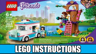 LEGO Instructions | Friends | 41445 | Vet Clinic Ambulance (All Books)