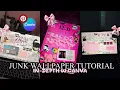 Junk WALLPAPER TUTORIAL IN-DEPTH using canva pinterest