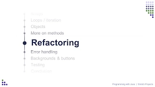 Learn Java 14 Refactoring