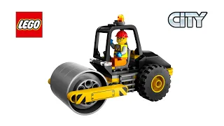 LEGO City  60401  Construction Steamroller 🟡 SPEED BUILD