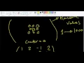 2D arrays - 7 Random number generation pb 8-8