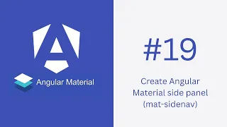 Create Angular Material side panel mat-sidenav