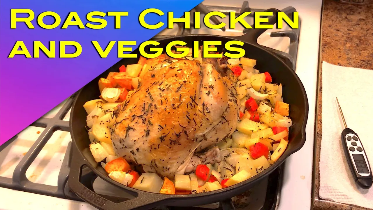 Roast Chicken & Veggies - Cooking Kosher