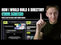 How I d Build a Directory Website as a Complete Beginner 2025