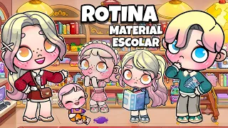 ROTINA MATERIAL ESCOLAR 📚🎒 | NOVA LIVRARIA | AVATAR WORLD ROTINAS E HISTÓRIAS PAZU
