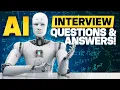AI Artificial Intelligence JOB INTERVIEW QUESTIONS ANSWERS How to PASS an AI JOB INTERVIEW