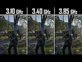 i5 2400 3 10 vs 3 40 vs 3 85 GHz in 19 Games Comparison
