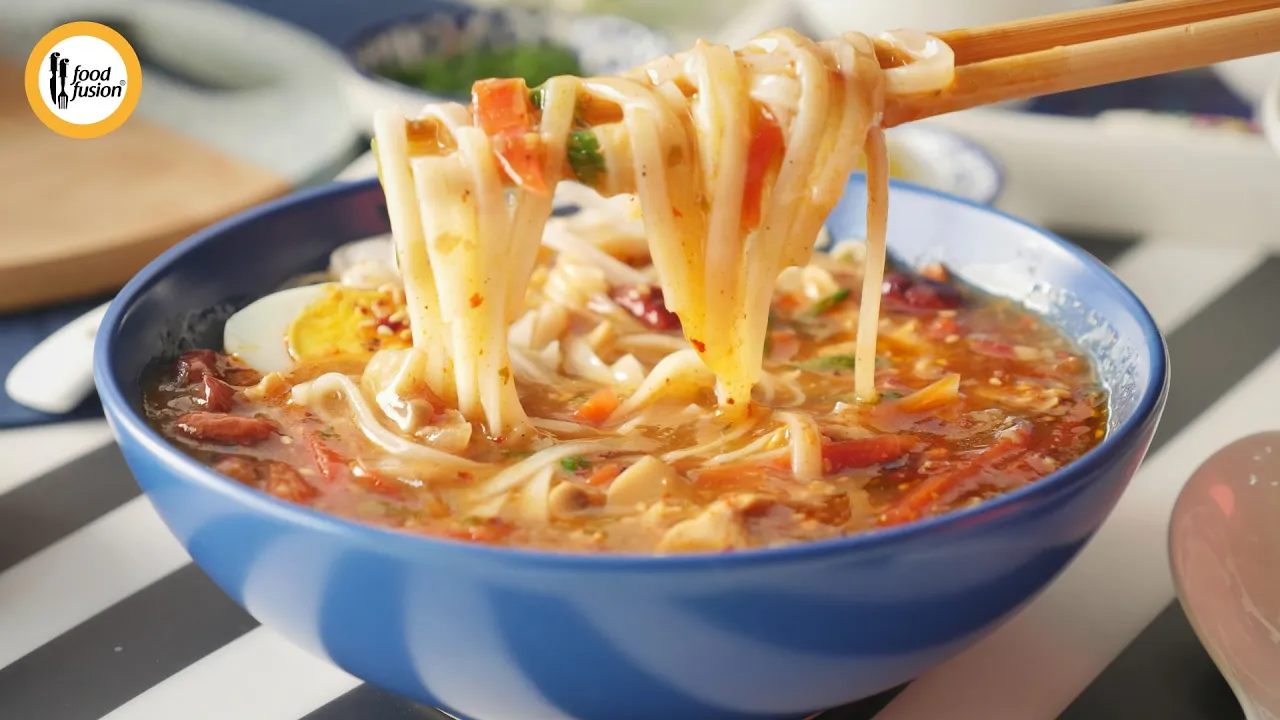 Hot & Sour Noodle Soup Recipe By Food Fusion