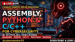 LIVE Learning Python Socket Programming for Hacking Assembly Python Day 0