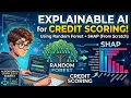 Explainable AI for Credit Scoring Random Forest SHAP from Scratch
