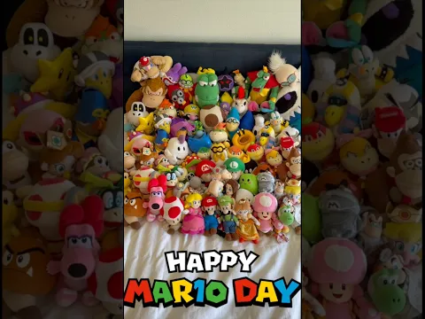 All Of My Mario Plush and their Mario Game Debuts! #mar10day #supermario #shorts #marioday