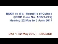 Download Lagu BSGR et al v. Republic of Guinea (ARB/14/22) - Day 1
