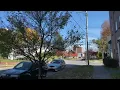 Bicycle cruise around Westside Downtown Jamestown NY with Fall Colors October 2022 RIP ROSCHY