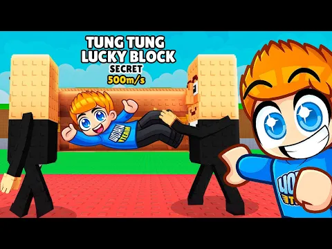 Video Thumbnail: UDAJĘ TUNG TUNG SAHUR LUCKY BLOCKA w UKRADNIJ BRAINROT!