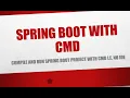 Spring boot compile and run with cmd