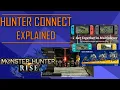 How does Hunter Connect work in Monster Hunter Rise