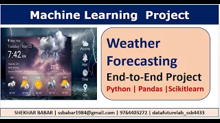 Machine Learning Weather Forecasting End to End Project