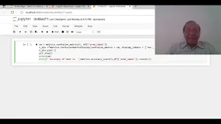 Data Analysis with Python Part 30 - Logistic Regression Confusion Matrix and Accuracy
