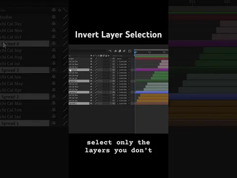 I Neat Tip for the After Effects Timeline