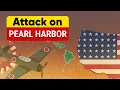 US vs Japan Pearl Harbor Attack - Maps and Timelines in World War 2