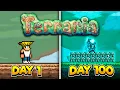 I Survived 100 Days As A Terraria Ranger - Master Mode FULL MOVIE
