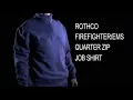 Rothco Midnight Navy Heavy Duty Zip Workshirt - 7750 - Video 4 of 1